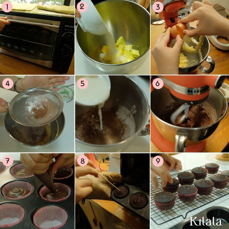 các bước làm bánh cupcake các bước làm bánh cupcake